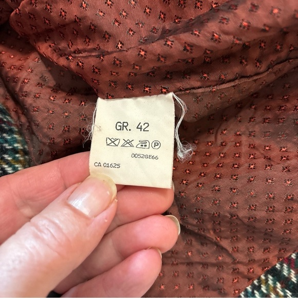 Hienzelaumn Blazer/Jacket Wool Tweed  Multicoloured US Sz10 Elbow patches VTG - Picture 13 of 14